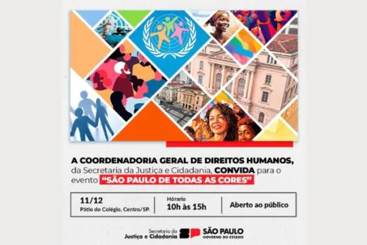 Governo de SP promove o evento “São Paulo de Todas as Cores”