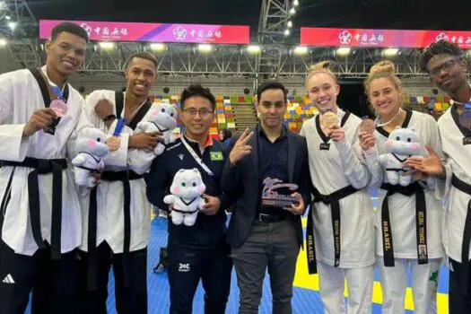 Atletas do taekwondo de São Caetano classificam a equipe mista do Brasil para as Olimpíadas de Paris