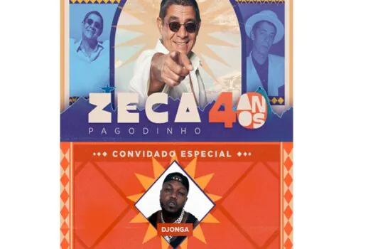 Zeca Pagodinho confirma participação de Djonga em gravação de DVD no RJ