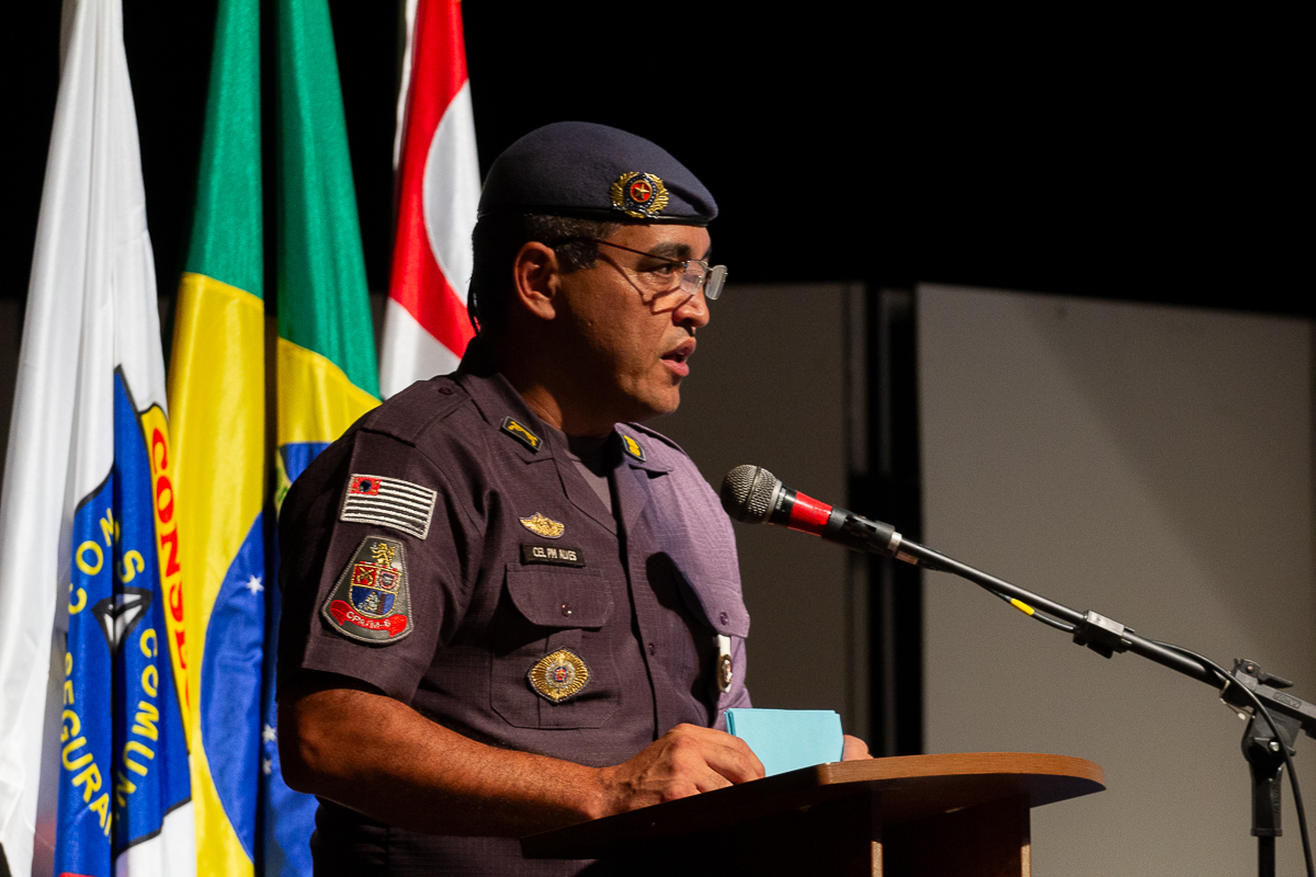 Coronel Luiz Fernando Alves apresentou os números da PM na região do ABC em 2023