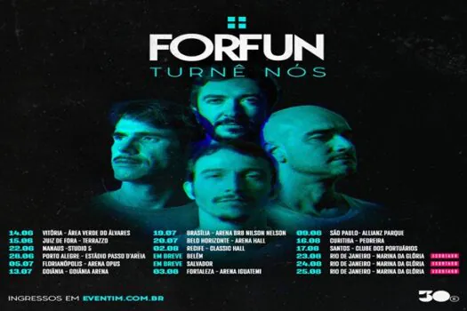 Forfun anuncia novas datas da turnê NÓS por todo o Brasil