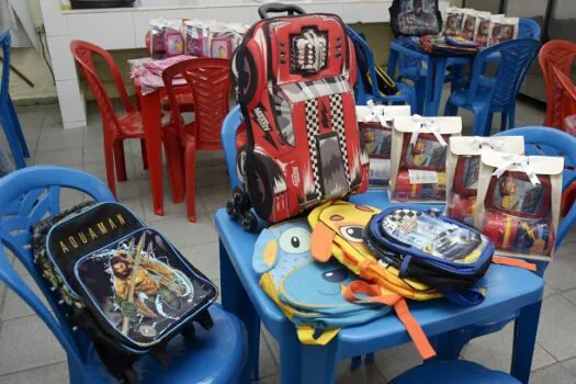 Fundo Social de Santo André promove Campanha da Mochila e do Material Escolar