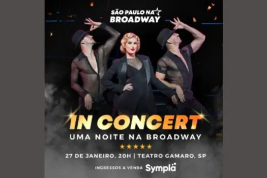 Alunos do curso SP na Broadway apresentam o espetáculo In Concert – Uma Noite na Broadway