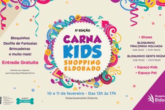 Shopping Eldorado oferece 5ª edição Carna Kids