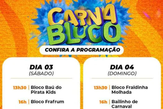 Carnabloco vai agitar o carnaval de crianças e adultos no Shopping Metrô Itaquera