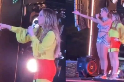 Claudia Leitte manda expulsar homem que brigava em show de Anittta