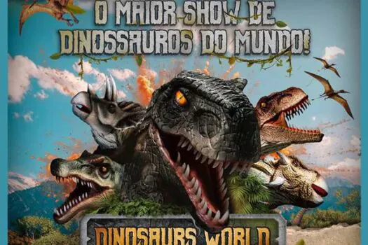 Dinossaurs World, live tour, chega a São Paulo em 27 de janeiro