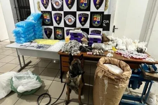 Operação da PM apreende mais de 69 kg de drogas na Zona Oeste de SP