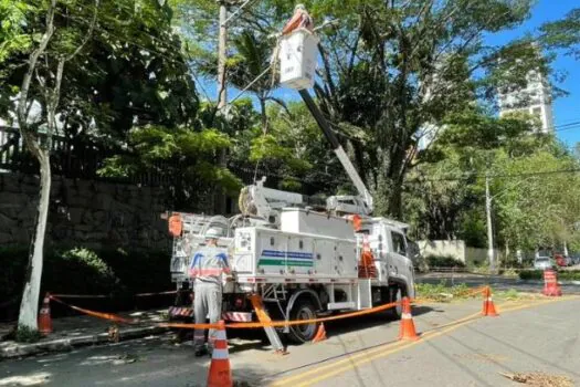 Enel restabeleceu a energia de 70% dos clientes afetados pela chuva em SP