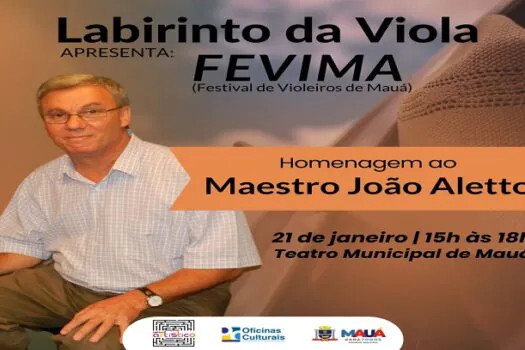 Festival de Violeiros de Mauá será neste domingo (21/01) no Teatro Municipal