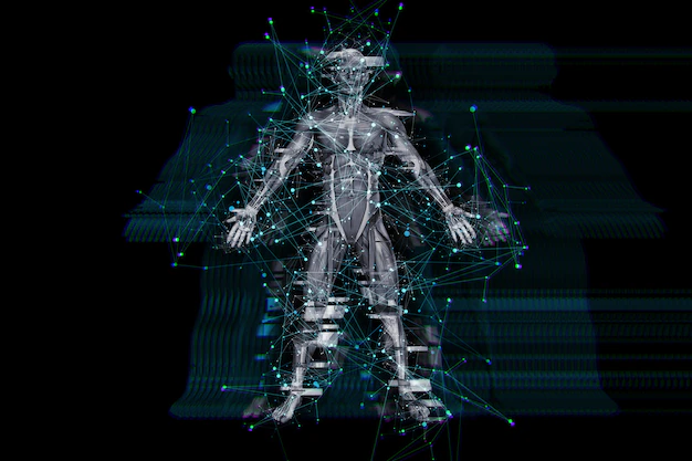 fundo-de-tecnologia-digital-3d-com-efeito-de-falha-na-figura-medica-masculina_1048-10651