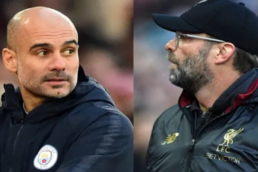 Guardiola coloca Klopp como seu maior rival e lamenta saída: ‘Vai fazer falta’