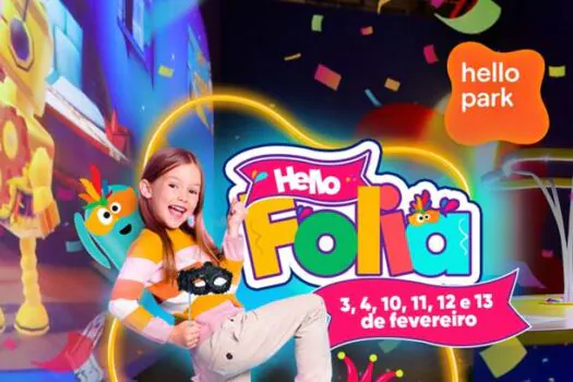 Hello Park tem programação especial para o Carnaval