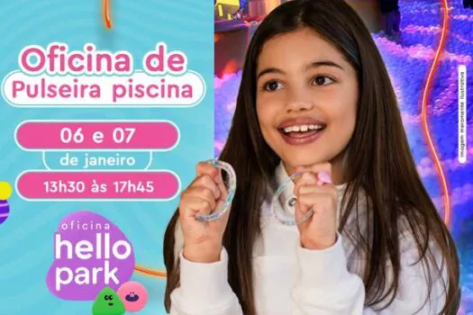 Férias no Hello Park: confira as oficinas especiais do mês de janeiro