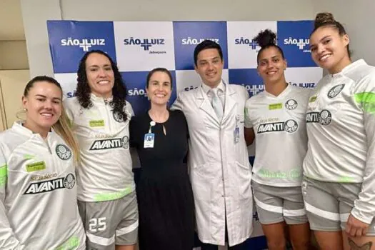 Jogadoras do feminino do Palmeiras realizam check-up em hospital de SP