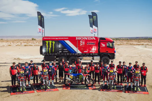 Equipe Monster Energy Honda encara Rally Dakar 2024 na Arábia Saudita