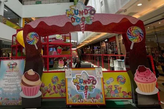 Mundo Doce chegou ao Shopping Praça da Moça para animar as férias escolares