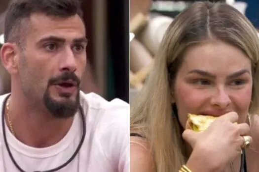 BBB 24: ‘Horrível o quanto você come’, diz Nizam a Yasmin Brunet