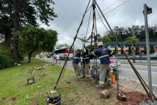 Ribeirão Pires inicia verificação de solo para nova etapa da obra do viaduto estaiado