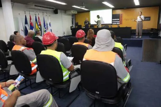 Santo André realiza palestra sobre acessibilidade para trabalhadores de obras viárias