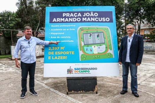 Prefeito Orlando Morando assina ordem de serviço para implantação de Praça-Parque no Baeta Neves