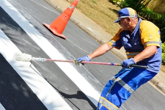 Santo André avança com o programa Rua Nova pelo bairro Campestre