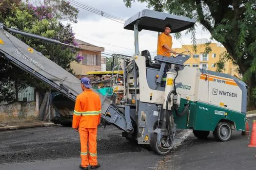 Prefeitura de Diadema faz recapeamento em 15 ruas nos bairros Serraria e Vila Conceição