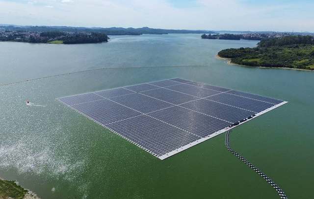 Governo de SP apresenta maior usina solar flutuante do país na represa Billings