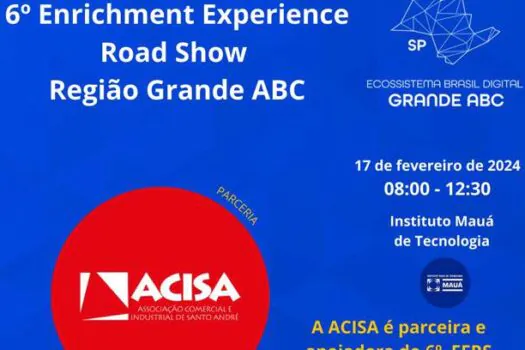 ACISA é apoiadora do 6º Enrichment Experience Road Show – Região Grande ABC