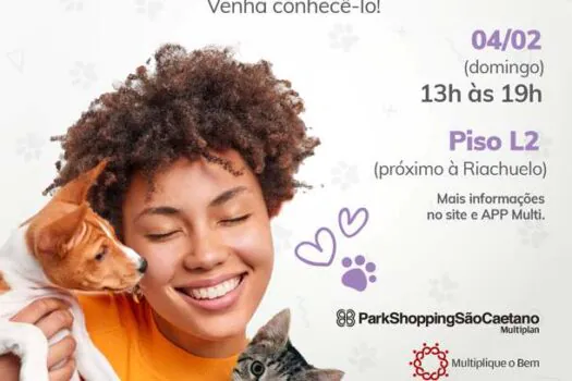 ParkShopping São Caetano realiza evento de adoção de cães e gatos