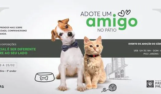 “Adote um Amigo no Pátio Paulista”  – a oportunidade de mudar a vida de um animal e de sua família