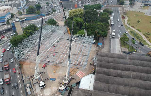 BRT-ABC avança na construção do novo Terminal São Bernardo