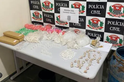 Polícia Civil encontra tambor enterrado com mais de 2 mil porções de drogas em Cachoeira Paulista