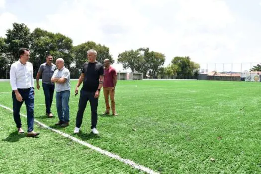 Campo IV Centenário passa por revitalização em Santo André