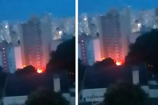 Apartamento explode e pega fogo em Campinas