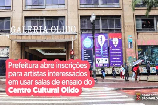 SP abre inscrições para artistas interessados em usar salas de ensaio do Centro Cultural Olido