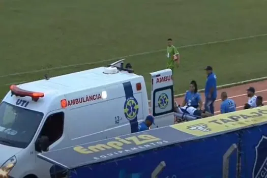 Jogador deixa estádio de ambulância com desidratação e fadiga severa na Série A3 de SP