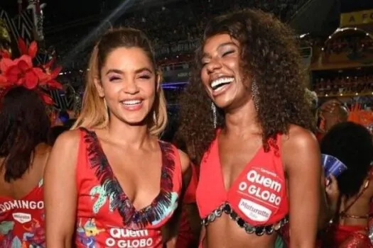 Após curtirem Carnaval juntas, Lucy Alves e Indira Nascimento confirmam namoro