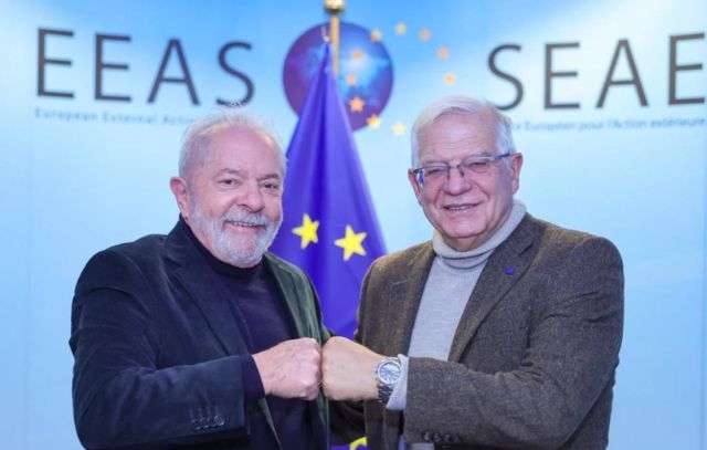 Josep Borrell e Lula