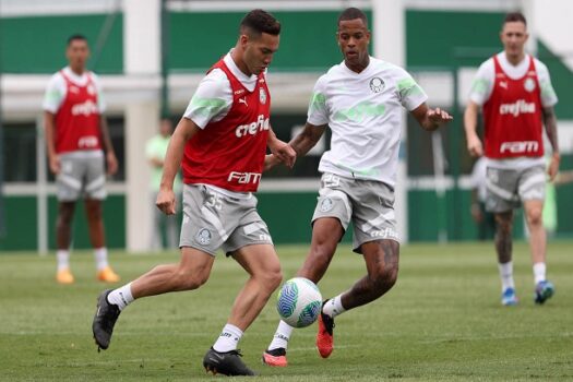 Palmeiras treina bolas paradas em busca do 10º título na gestão de Abel Ferreira