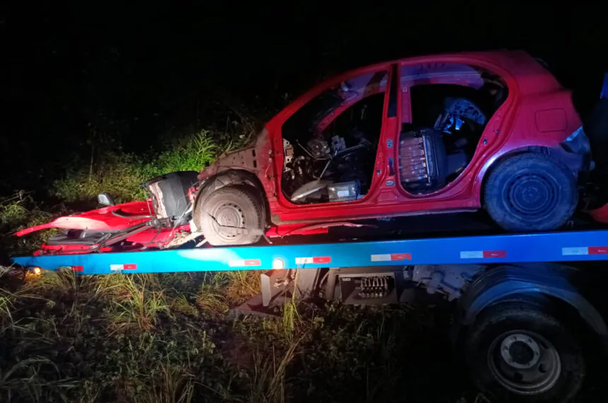 PM Ambiental prende homem desmanchando carro em Paranapiacaba