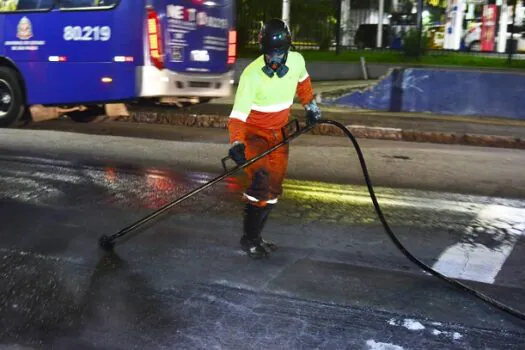 Santo André realiza recapeamento asfáltico de 6,7 quilômetros da Rua Oratório