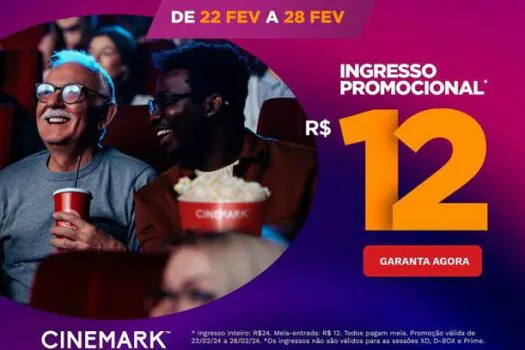 Atrium Shopping tem a Semana do Cinema com ingressos por 12 reais