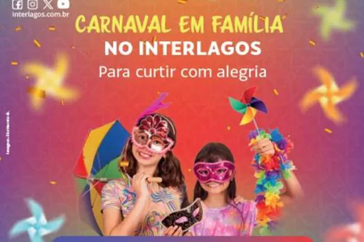 Carnaval do Shopping Interlagos tem maquiagem infantil e bloco carnavalesco