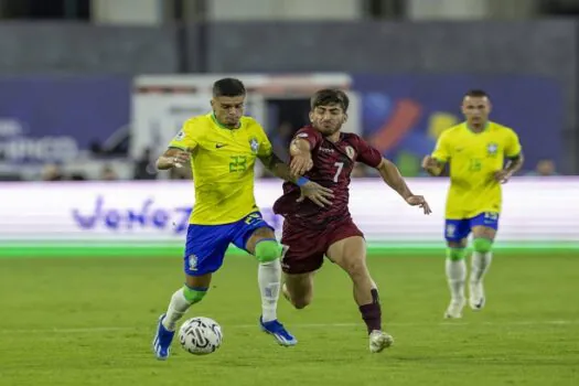 Brasil poupa titulares, apanha por 3 a 1 e Venezuela fecha quadrangular final do Pré-Olímpico