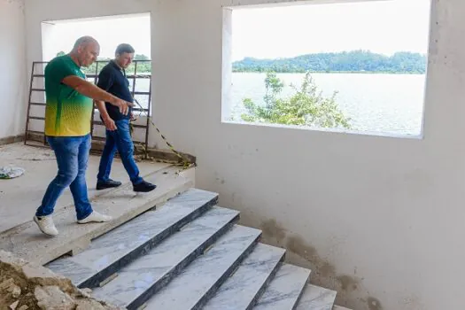 Em São Bernardo, construção do Centro de Esportes Aquáticos avança e atinge 50% de obras concluídas