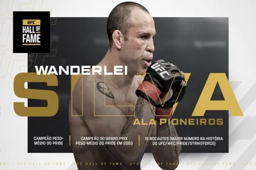 Wanderlei Silva é nomeado para o Hall da Fama do UFC em 2024