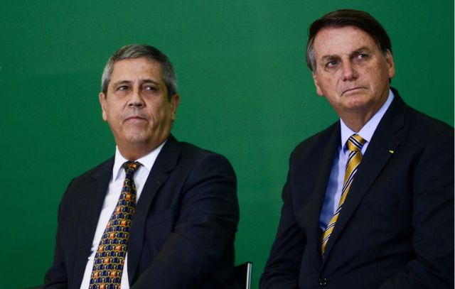 Walter Braga Netto e Bolsonaro