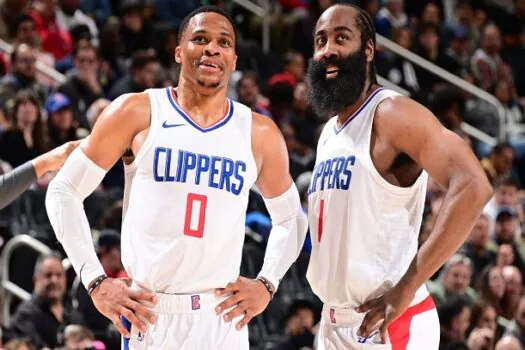 Clippers vencem e Westbrook chega a 25 mil pontos na carreiras na NBA; Gui faz 4 pelos Warriors