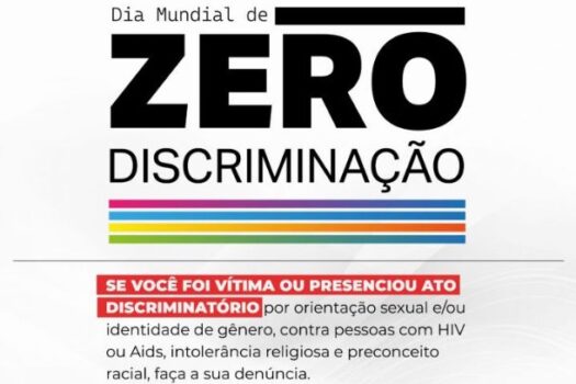 Governo de SP promove plantão de denúncias no Dia Mundial de Zero Discriminação